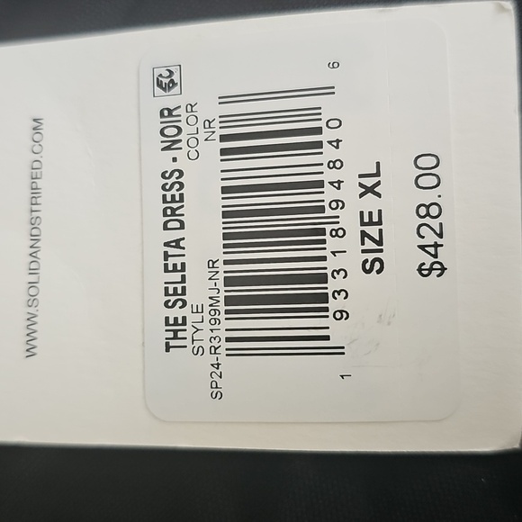 New! Solid & Striped X Sofia Richie Grainge The Seleta Maxi Dress Size XL NWT - Picture 10 of 14